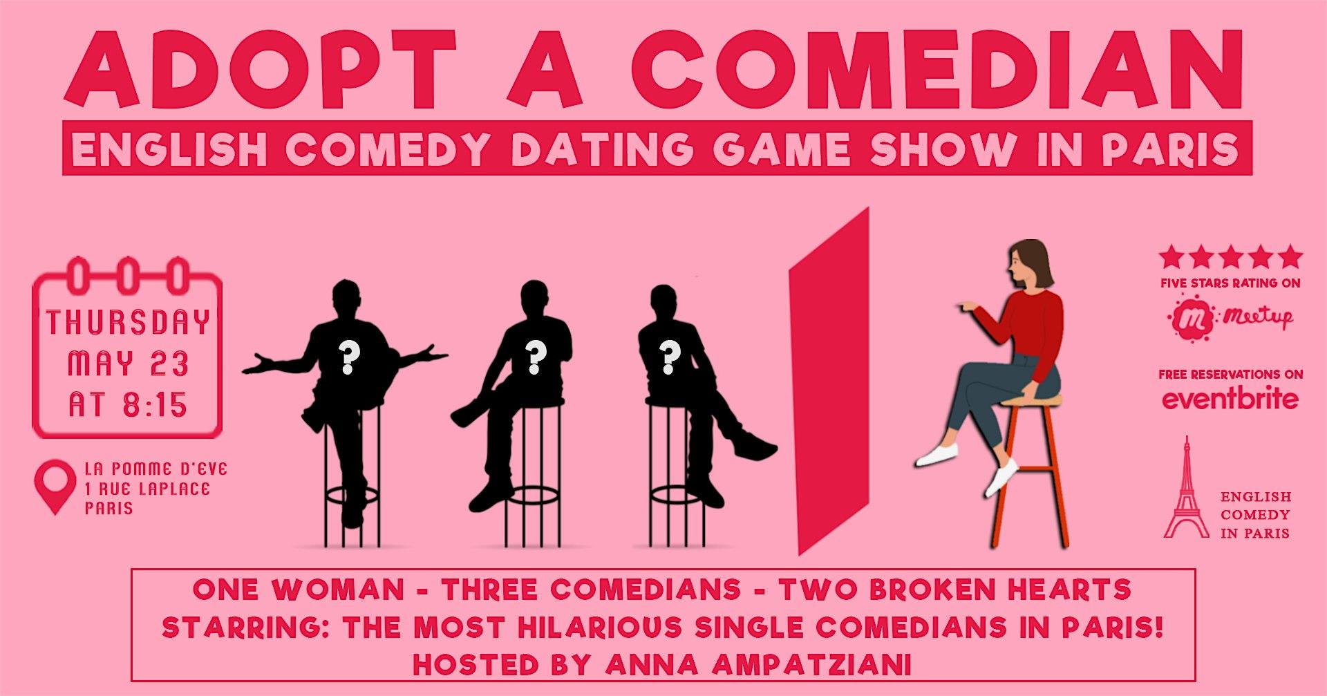 English Comedy in Paris - The Dating Game Show logo