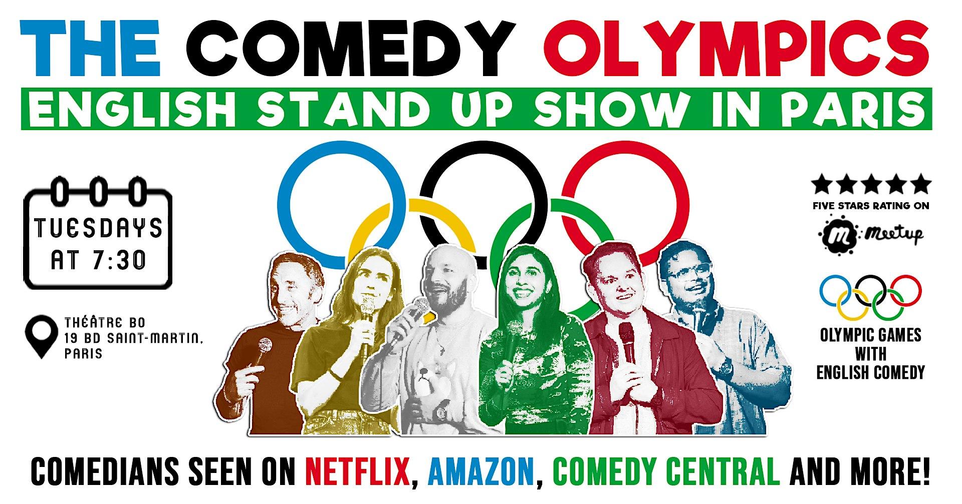 The Comedy Olympics | English Stand-Up Show in Paris logo