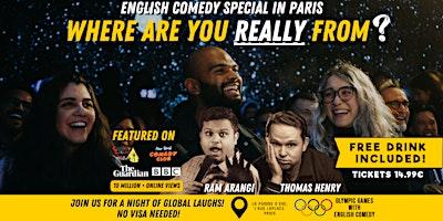 WHERE ARE YOU REALLY FROM? Standup Comedy Special in English - Paris logo