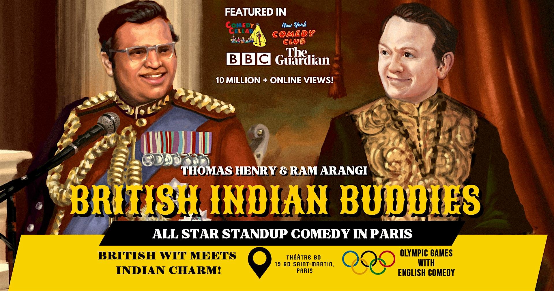 British Indian Buddies - A Cross Cultural Comedy Show - Paris logo