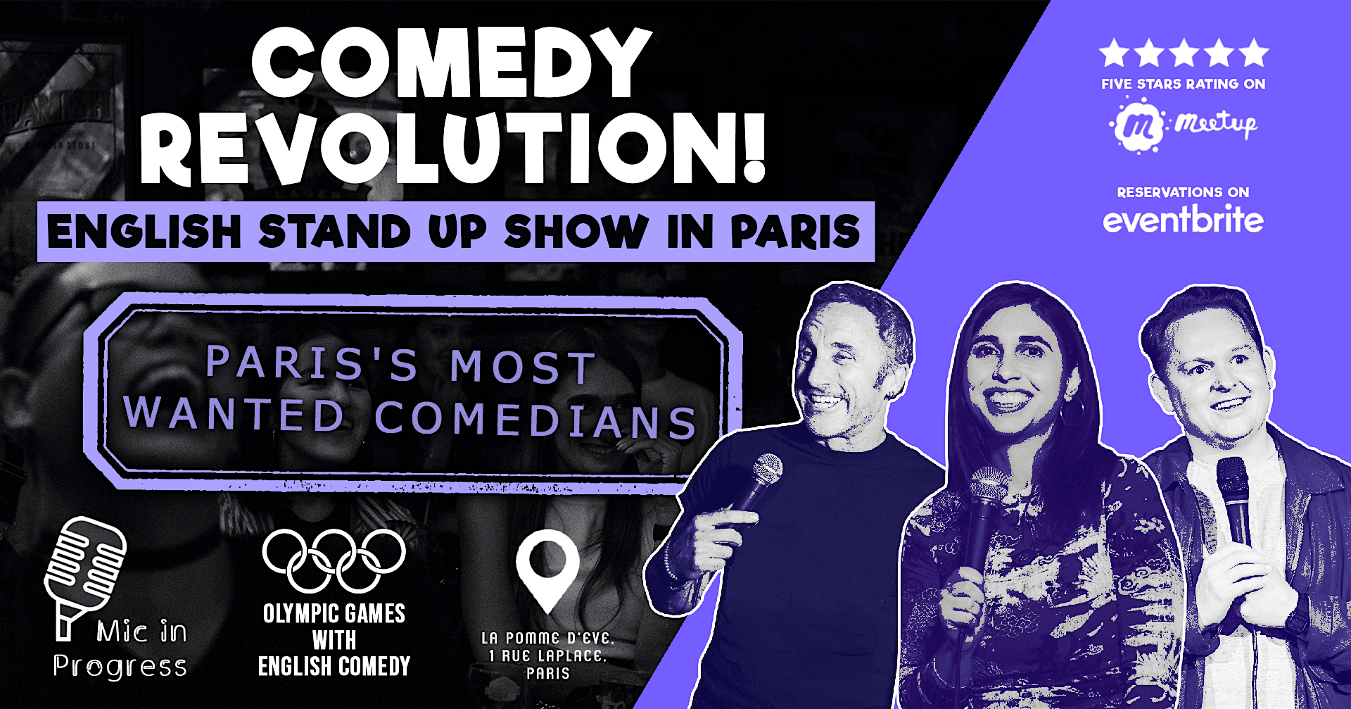 Comedy Revolution - English Stand-Up Show in Paris logo