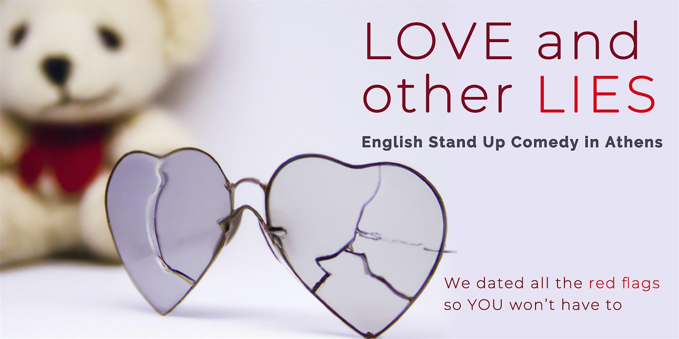 Love and Other Lies: An English Stand-Up Comedy Show on Dating - Athens logo