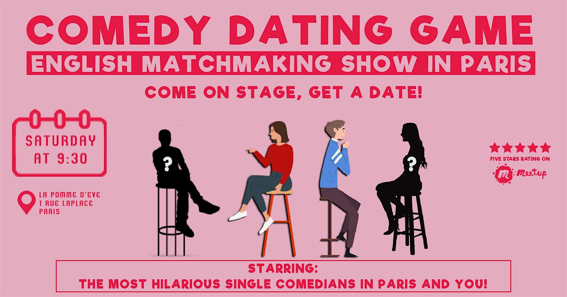 English Comedy: The Dating Game - A Matchmaking Show in Paris logo