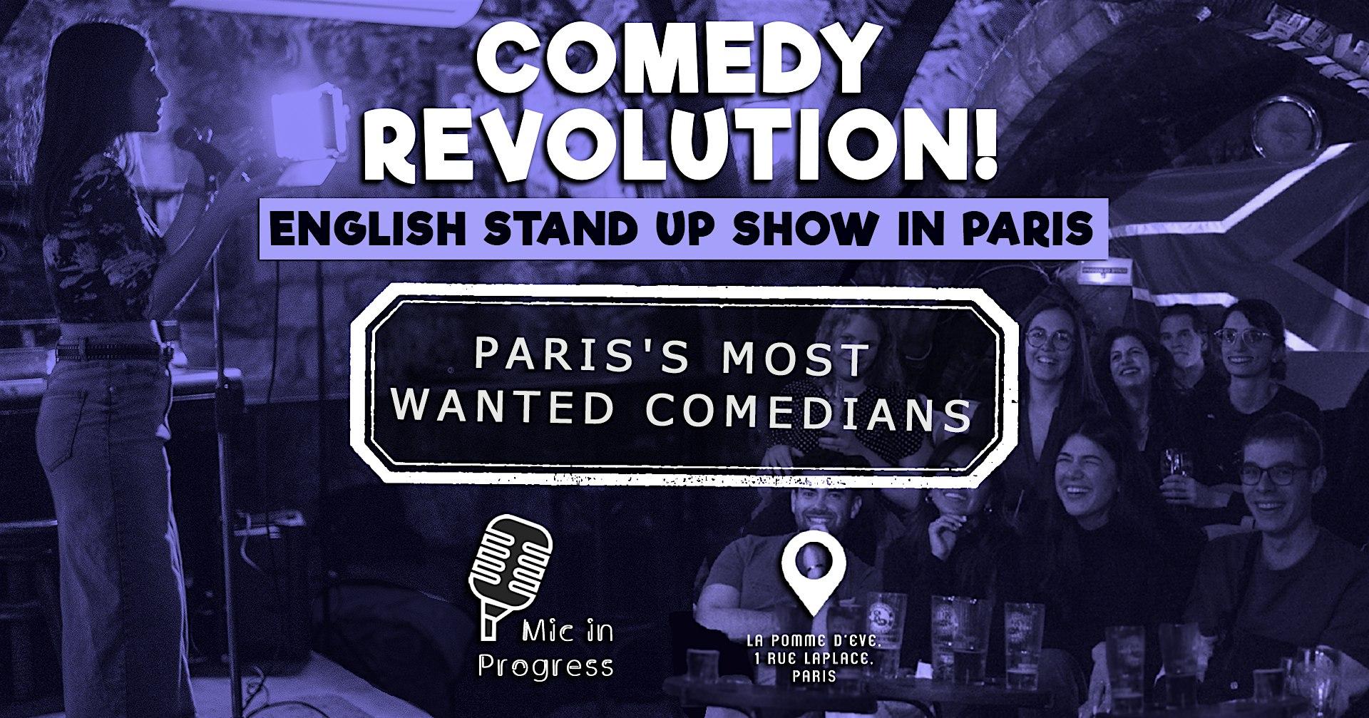 Comedy Revolution | English Stand-Up Show in Paris logo